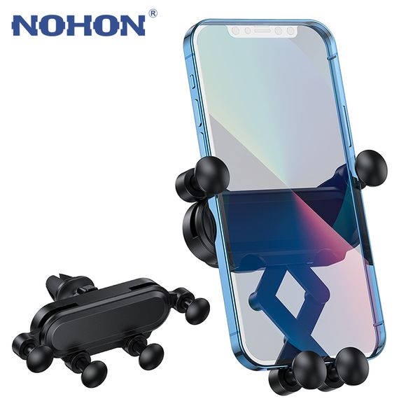 Gravity Car Holder Air Vent Clip Mount Suporte para celular para iPhone 14 13 12 11 Pro Max Xs X 7 8 Plus Huawei Xiaomi Samsung S23