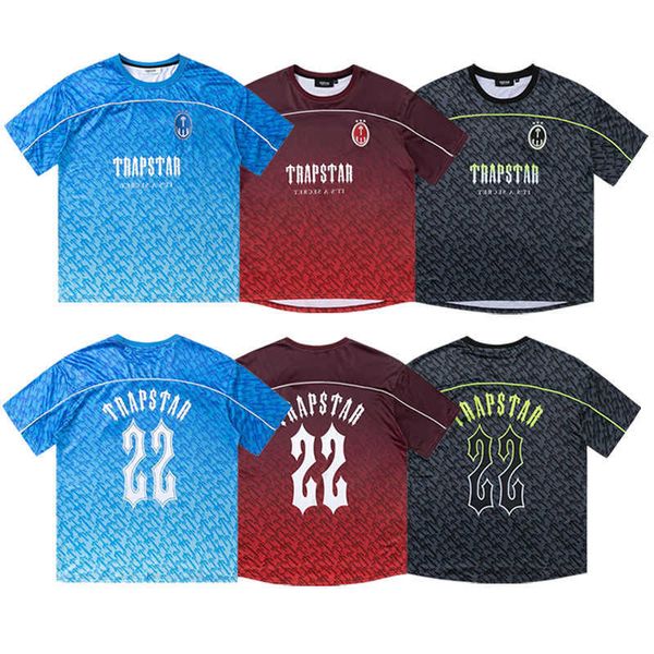 Designer-Herrenhemd Trapstar Fußballtrikot Sommer-T-Shirts Paare T-Shirts Frauen Trapstars Street Fashion Pullover T-Shirts Tp5r