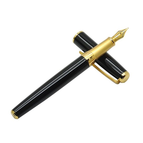 Ручки MMS Kaigelu 357 серия Hengrui Classic Fountain Fountain Iridium Pen Golden Clip Extra Pline Propect Fashion Business подарок