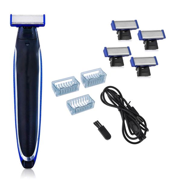 Shavers rasoi elettrici per uomini ricaricabili una lama di sicurezza dritta rasoio USB USB Riflettimento ricaricabile barba a rasatura portatile hine