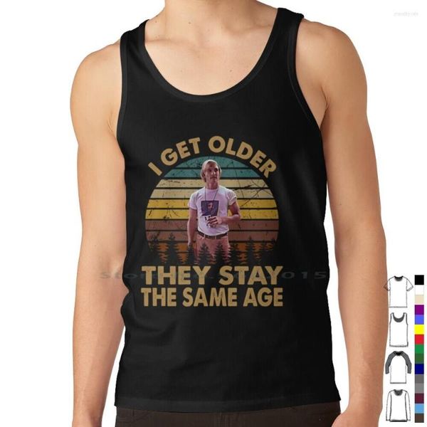 Мужские топы на бретелях Dazed And Confused Vintage Retro I Get Older They Stay Same Age Top Pure Cotton Vest Film