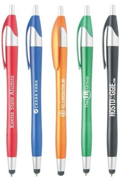 Pens com marca nova caneta por atacado com caneta de plástico caneta de caneta para ipad iphone