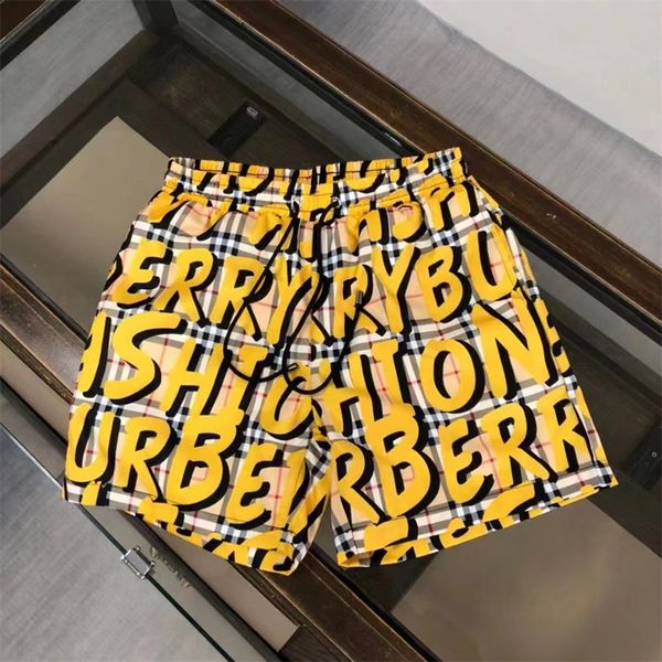 Sommer -Mode -Shorts Herren Polo New Designer Board Kurzschließend Trocknen Badebekleidung Druck Strandhosen Schwimm Shorts Asian Size VB5