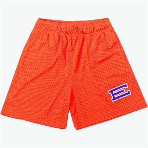 Shorts de grife masculinos EE shorts fashion shorts masculinos Tide estampa de marca EE fitness malha confortável respirável calça de praia shorts esportivos boxer shorts secagem rápida 7XL