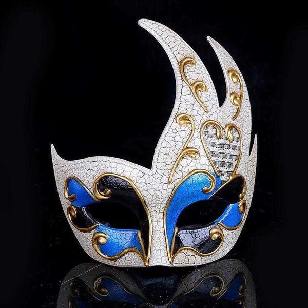 Máscaras de Festa Máscaras de Festa Homens Sexo Senhoras Baile de Máscaras Máscara de Olhos Venezianos Carnaval Preto Traje Fantasia Decoração 230225 Z230630