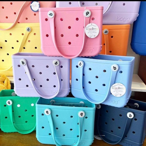 Qualidade espelhada Bogg Bolsa de plástico PVC Totes Bolsa de embreagem Bolsa feminina para meninas de fim de semana Bolsas de ombro masculinas clássicas pochette Cesta de praia viagem férias grandes bolsas de corpo cruzado