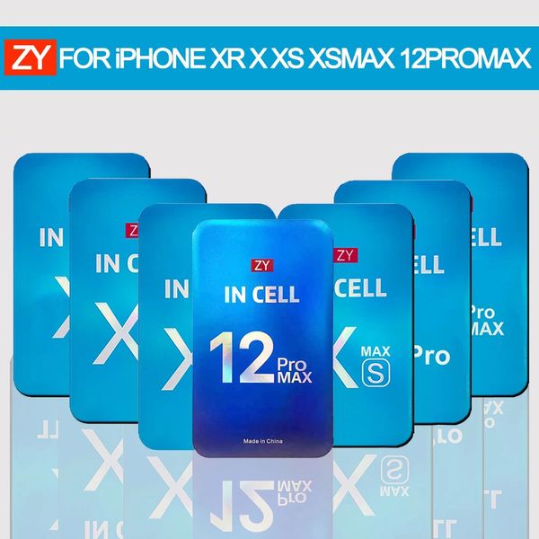 iPhone ZY x xs max xr11 LCD ekran 12pro max cep telefonu ekranı LCD için uygun