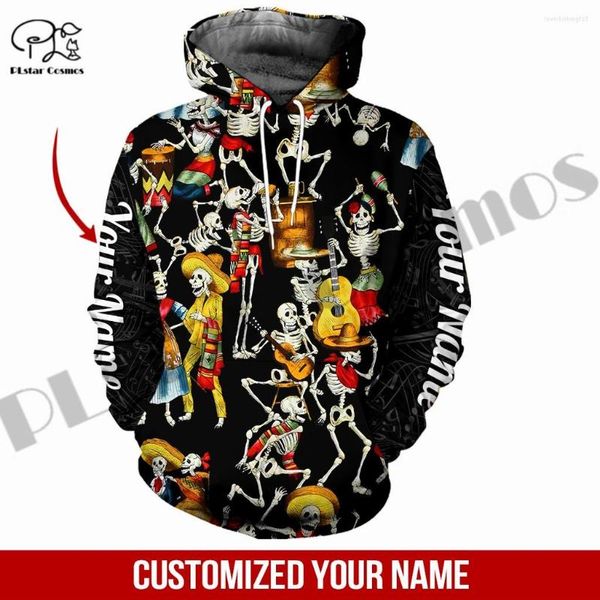 Erkek Hoodies PLstar Cosmos Est 3D Baskılı Gitar Müzik Özel Ad Lover Hediye Harajuku Streetwear Eşsiz Unisex Hoodies/Sweatshirt/Zip B-4