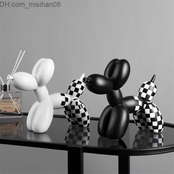 Oggetti decorativi Figurine Palloncino di lusso leggero decorazione cane animale creativo casa soggiorno vestito morbido ragazza carina 220817 Z230630