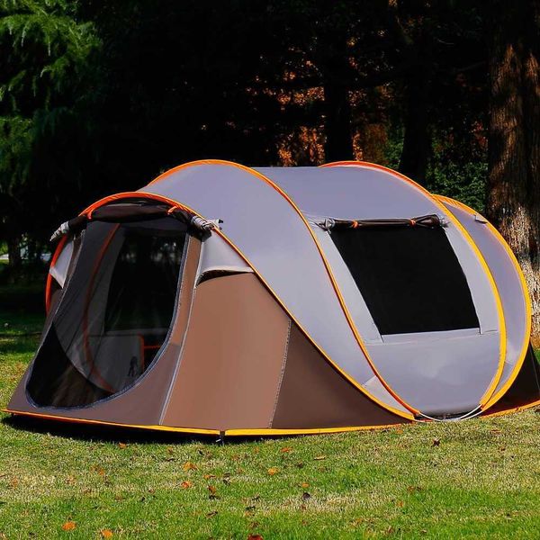 2023 Apertura rapida completamente automatica Piega esterna, tenda per lancio a pioggia portatile, tende bivacche da campeggio da spiaggia grande tenda da giardino