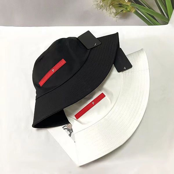 Moda balde chapéu boné para mulheres homens bonés de beisebol gorro casquettes preto branco pescador baldes chapéus retalhos de alta qualidade quatro estações chapéus de aba larga 2 cores