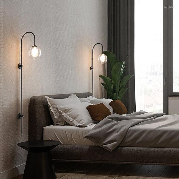 Candeeiros de parede Vintage Antler Sconce Luminaria Led Mount Light Bed Head Lamp Penteadeira Camarim Merdiven Vela