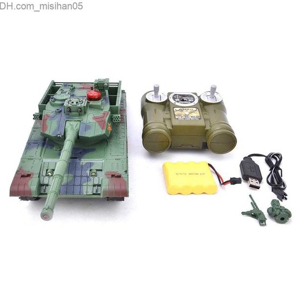 Carro Elétrico/RC Crianças 778-1/2/3/4 Simulação 1 24 RC Battle Tank Brinquedos Rastejante Leve Controle Remoto Máquina Pesada Tanques Brinquedos Para Crianças Presente 201208 Z230630