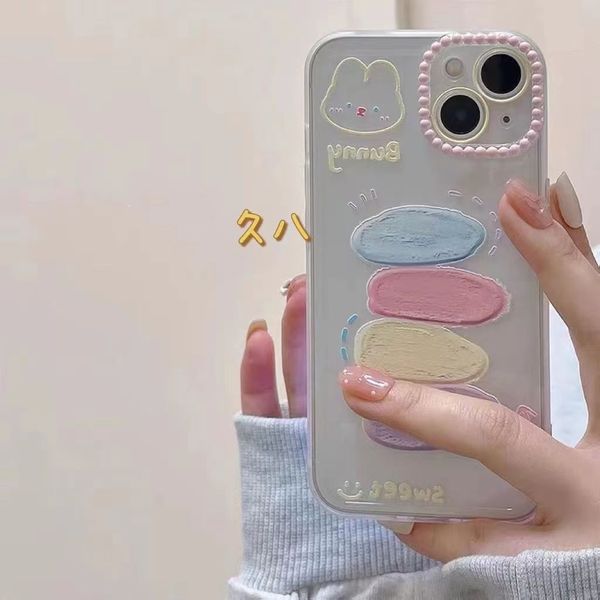 Чехол Top Designer Cartoon Oil Graffiti для iPhone 13 14 Pro Max 12 Mini 11 Xs XR X 8 7 Plus Задняя крышка с принтом Роскошный защитный чехол с полным покрытием