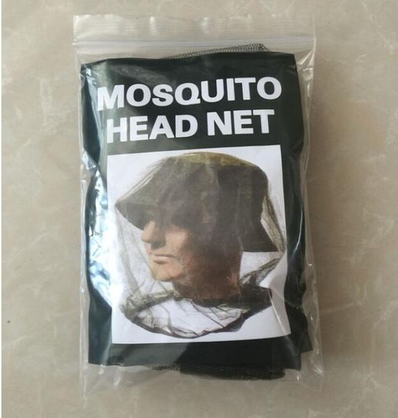 Touca anti-mosquito para viagem ao ar livre, acampamento, cobertura, leve, mosquito, chapéu contra insetos, malha para cabeça, rede, protetor facial