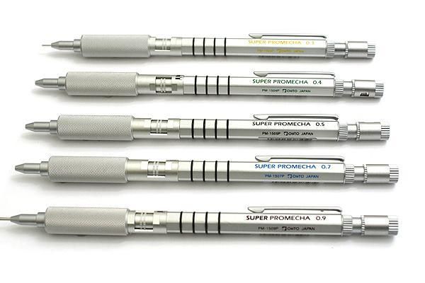 Карандаши Japan Ohto Super Promecha Mechanical Pencil PM1500P Профессиональная графика механическая карандаш алюминоммейн сплав1PCS