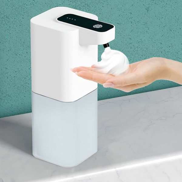 Dispensador de Sabonete Líquido Dispensadores Automáticos de Espuma para Banheiro Dispensador Sem Toque Bomba Mão Livre Elétrica 230629