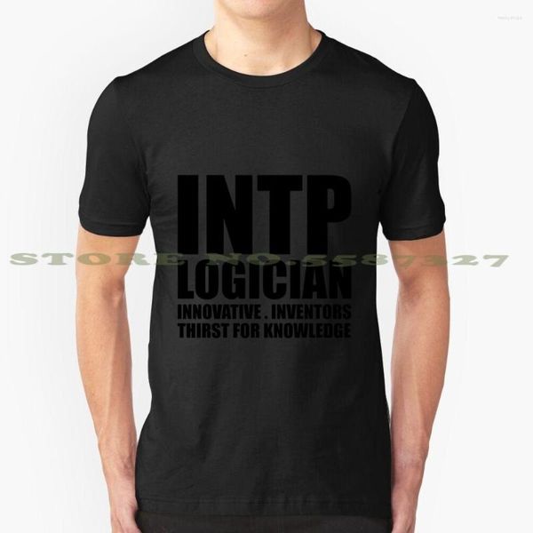 Magliette da donna Intp Logician Introvert Summer Funny Shirt For Men Women Shy Introverted Introversion Deviant