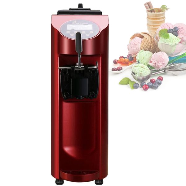 LINBOSS Kommerzielle Joghurt-Softeismaschine, elektrische Aromen, süße Kegel-Eismaschine, tragbare Eismaschine