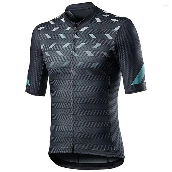 Jaquetas de corrida de manga curta personalizadas de verão masculino camisa de ciclismo de montanha roupas esportivas digitais fabricantes qualidade 2023 roupa respirável