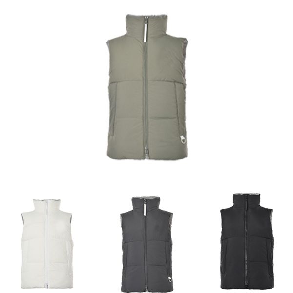 Gilet da uomo più caldo gilet gonfio giacche etichetta bianca designer autunno inverno lusso piumino donna gilet piumino cappotto materiale grafite grigio nero bianco pop coppia cappotto