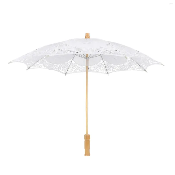 Regenschirme, bestickter Sonnenschirm, Hochzeiten, Accessoires, ausgefallene Ornamente, Spitze, für Stickerei, Dekor, Damen, transparent