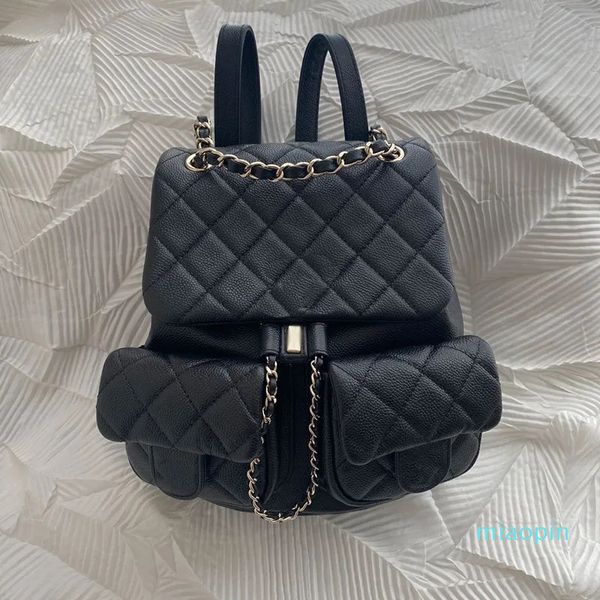 Mochila de designer 2023 mini mochila feminina couro genuíno bolsa de ombro clássica bolsas de luxo para categorias femininas cadeias de letras