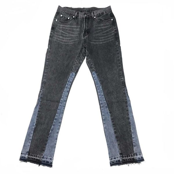 Herren Vintage Washed Black Slim Jeans Schlaghose Streetwearzftc Lieblingsmode Neuankömmlinge