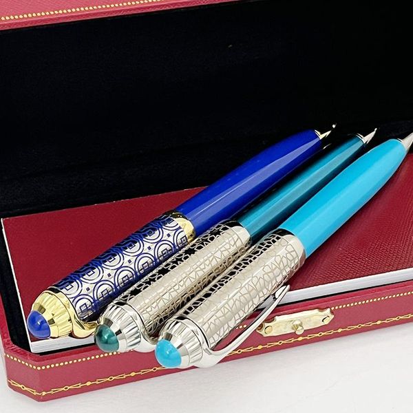 Pens Luxury Ballpoint Pen Pen Office Scrittura di materiale regalo Red Box Top