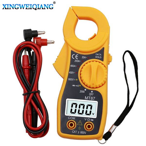 Multimeter MT87 Red Digital Multimeter Ampere Strommesszange Stromzange AC DC Strom Spannungsprüfer 230629