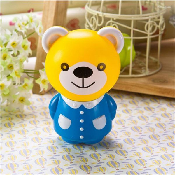 Candeeiros de mesa Urso Tigre Luz Nocturna Inteligente LED Indução Animais Bonitos Parede Cabeceira Quarto Decoração Lâmpada Presente Para Crianças