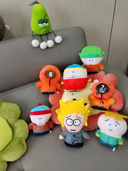 Banda americana South Park Farcito giocattolo cartone animato peluche bambola Stan Kyle Kenny Catterman peluche cuscino pendente giocattolo regalo di compleanno per bambini