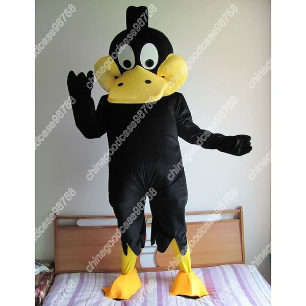 Nova fantasia de mascote de personagem adulto ornitorrinco amarelo vestido de natal de halloween traje de corpo inteiro adereços traje de mascote
