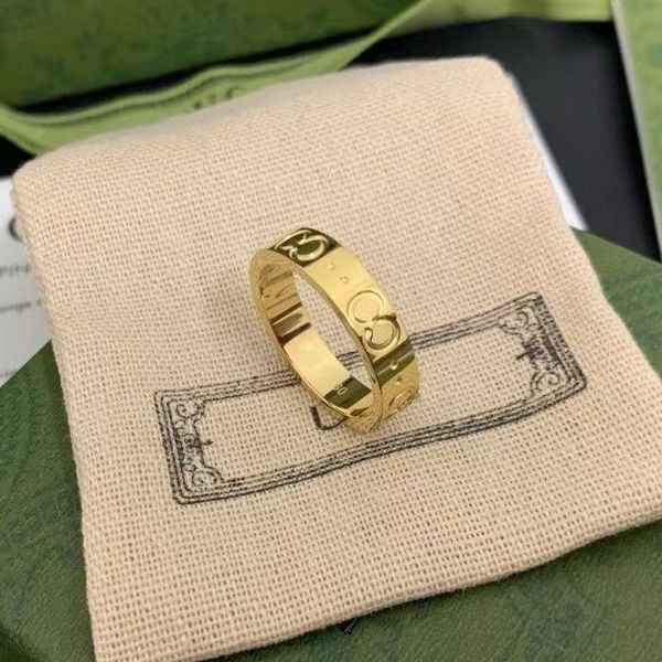 Luxus-Designer-Ringe für Männer und Frauen, universell, modisch, schlicht, im klassischen Stil, Geschenk für Verlobung, gesellschaftliche Party, anwendbar und schön