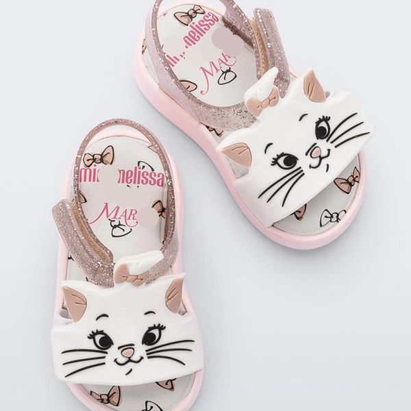 2023 Nuovi sandali per bambini Sandali in gelatina in PVC per bambini e bambine per sandali stile cani e gatti