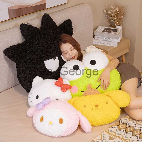 Set di abbigliamento TAKARA TOMY Melody Pom Purin Peluche Peluche Ripiene Anime Badtz Maru Keroppi Cuscino schienale Divano Cuscino decorativo Regali di Natale J230630