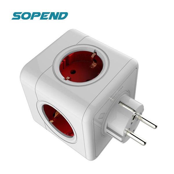 Cortinas Sopend Power Strip Plug Extension Soque