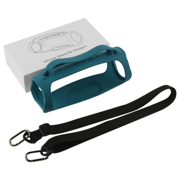 Altoparlanti Custodia protettiva in silicone per Charge 4 Altoparlante Custodia protettiva in silicone per alpinismo portatile Accessorio per altoparlante