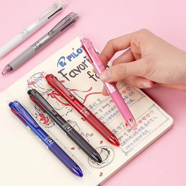 Pens Japon Pilot 3 Renkli Kalemler Frixion sevimli jel kalem 0.38 mm Silinebilir Kalem 0.5 mm Konfor Kavrama Kawaii Okul Malzemeleri Kırtasiye