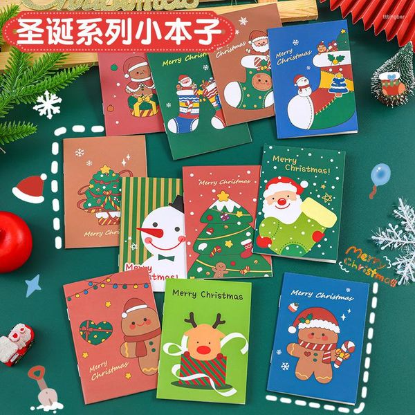Ноутбуки Китай Корейский Канцтовары Оптом Карманный Блокнот Милый Мультфильм Маленькая Книга Подарок Рождество