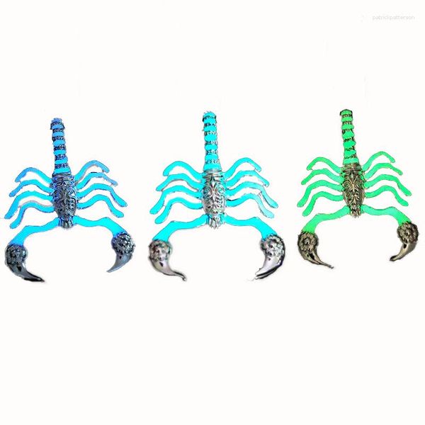 Anhänger Halsketten Halloween Leuchtender König Skorpion Kreative Glow In The Dark Halskette Für Männer