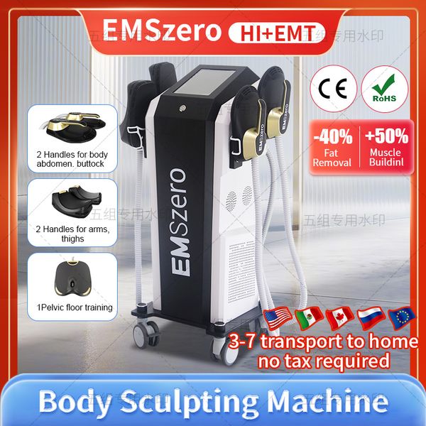 2024 Son 14 Tesla 6500W DLS EMSLIM NEO Vücut Heykel Makinesi EMS Fitness Muscle Zayıflama Nova RF Emszero