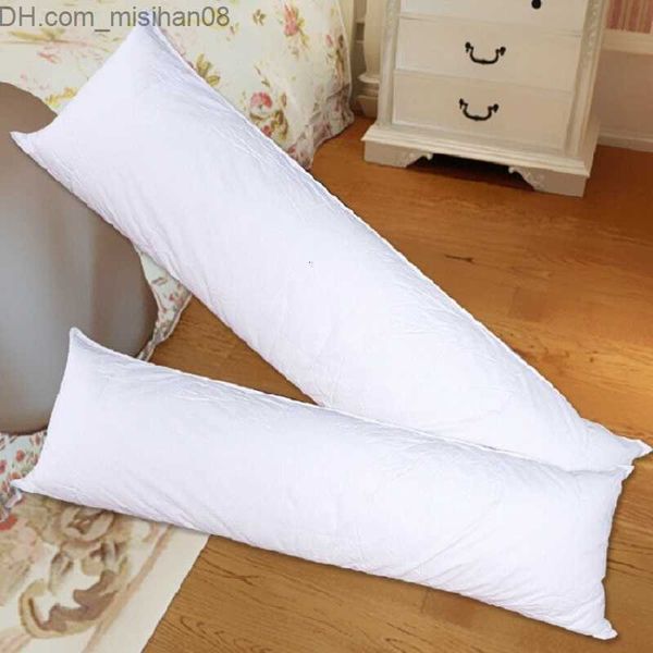 Travesseiro Almofada Almofada Almofada Corpo Branco Interior Longo Anime Retângulo Soneca Casa Quarto Branco Acessórios de Cama 150 x 50CM SH190925 Z230630