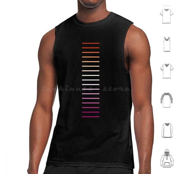 Herren Tanktops Pride Print Baumwolle Diversity Bi Rainbow Bisexual Queer Pansexual Asexual Non Binary Nonbinary Love