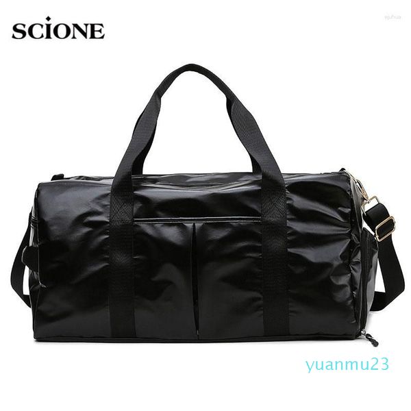 Borse da esterno Nylon impermeabile Sport Palestra Allenamento Fitness Borsa da viaggio Borsa da yoga Tappetino sportivo con scomparto per scarpe111