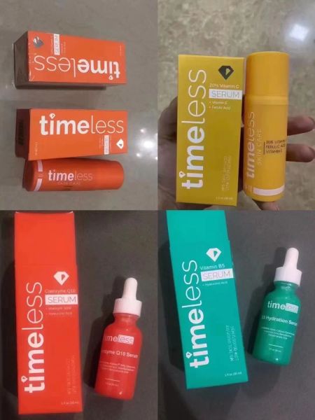 Оптовая Timeless Serum Face Care 10% 20% Витамин C 30 мл Сыворотка Q10 Витамин B5 эссенция VE Феруловая кислота Увлажняющая эссенция для кожи 1fl.oz Быстрая доставка