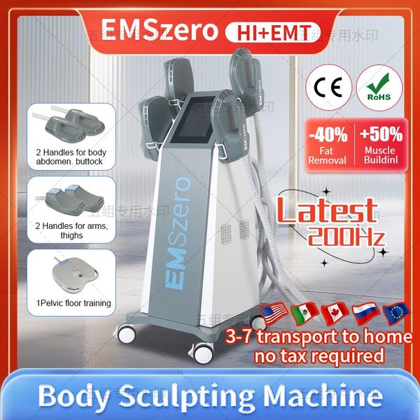 2023 NEW EMS DLS-EMSLIM Neo 14 Tesla 6000W Hi-emt Body Sculpt Machine NOVA Стимулятор мышц Формирующее оборудование для салона EMSzero