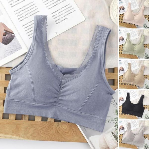 Yoga-Outfit, No Trace Top, Damenunterwäsche, Stahlring, Pure Desire, bequeme obere Stützschlinge, verstellbarer Schönheits-Rücken-BH, dünner Abschnitt