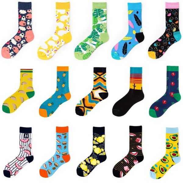 Meias Femininas Moda Feliz Criativo Engraçado Desenho Animado Adorável Verde Algodão Meninas de Rua Feminino Casual Novidade Festa Presentes Vestido Sox