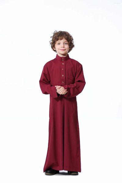 Ethnische Kleidung Ramadan Muslim Mode Robe Männer Hijab Abaya Dubai Arabisch Islamische Jungen Kaftan Türkei Gebetskleidungsstück Jubba Thobe Abayas